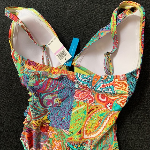 Bleu rod Beattie ladies onepiece swim suit size 6 - Picture 5 of 8